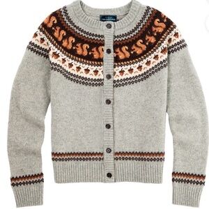 Kiel James Patrick Squirrel Hollow Cardigan Sz L EUC